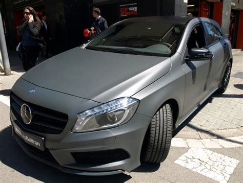 Mercedes Benz Clase A Gris Antracita Mate Metalizado   Car Wrapping by ...