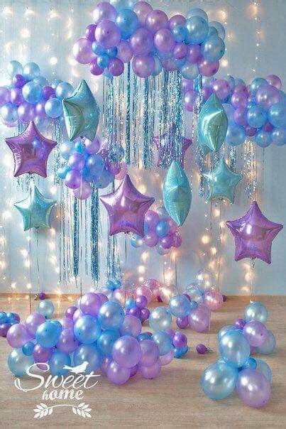 Mermaid balloon display | Party Ideas | Mermaid birthday ...