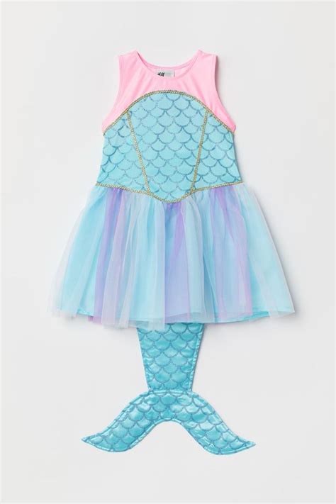 Mermaid dress   Pink/Mermaid   Kids | H&M GB | Girls ...