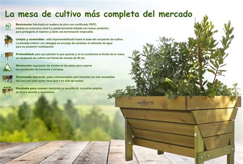 Mesa de cultivo para huertos urbanos de venta online | Eco ...