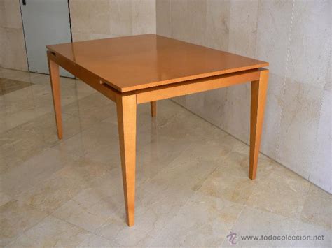 mesa extensible madera de haya color miel.90x1    Comprar ...