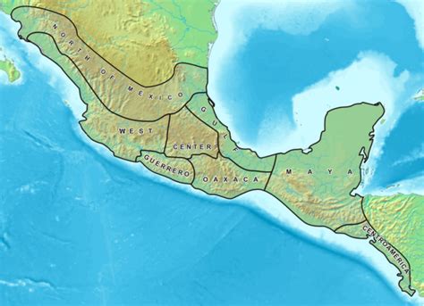 Mesoamerica Map   railwaystays.com