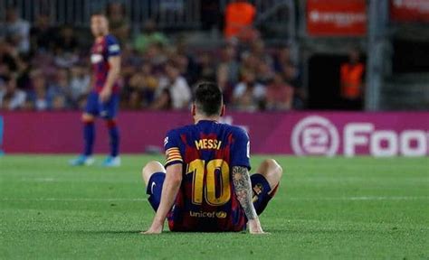 Messi sería baja para el próximo partido del Barça