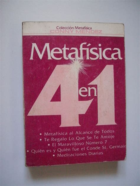 Metafísica 4 En 1 No. 6 Conny Méndez   $ 120.00 en Mercado Libre