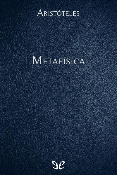 Metafísica de Aristóteles en PDF, MOBI y EPUB gratis | Ebookelo