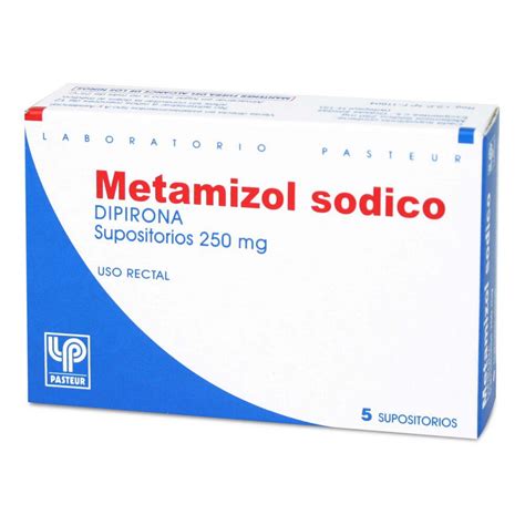 Metamizol 250 mg 5 Supositorios