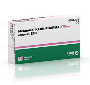 Metamizol Kern Pharma EFG 575 mg, 20 cáps.