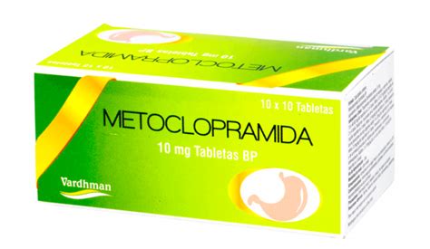 Metoclopramida 10 mg, Tabletas BP | UNIMARK S.A