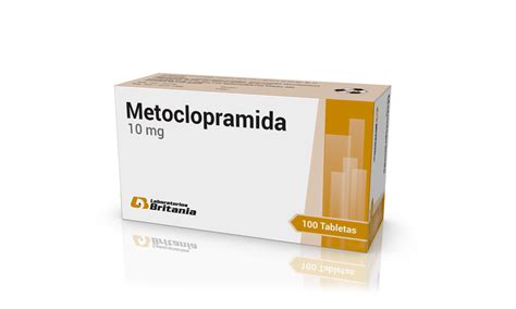Metoclopramida Df 10Mg Tableta Caja/100   Laboratorios Britania