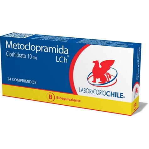 Metoclopramida Hcl 10 Mg. 24 Comprimidos | Farmacias Meddica