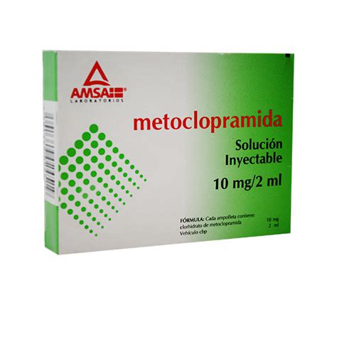 METOCLOPRAMIDA SOL INY C/6 AMSA GI