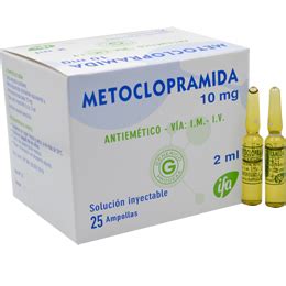 Metoclopramida Solución inyectable   INFOMERC Vademécum Farmacéutico ...