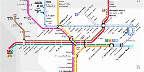 Metro De Valencia Mapa