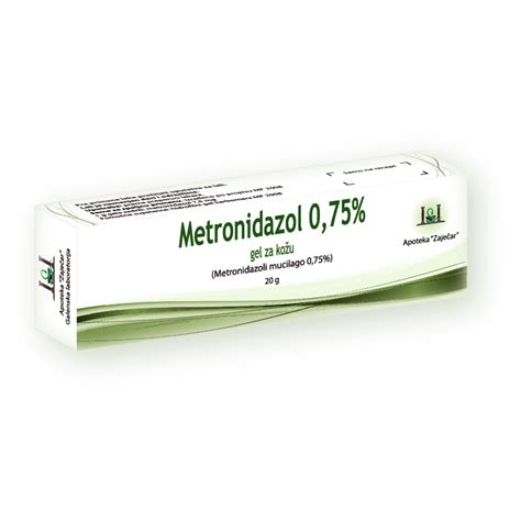 Metronidazol 0,75%, gel za kožu | Apoteka Zaječar