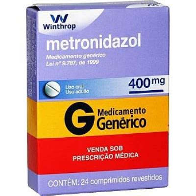Metronidazol 400mg com 24 comprimidos: Melhor Preço ...