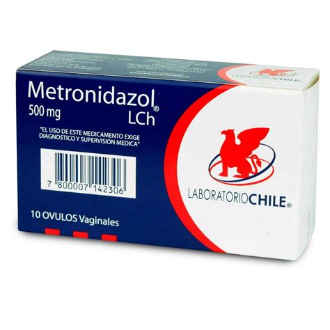 Metronidazol 500 mg 10 Óvulos | Chile