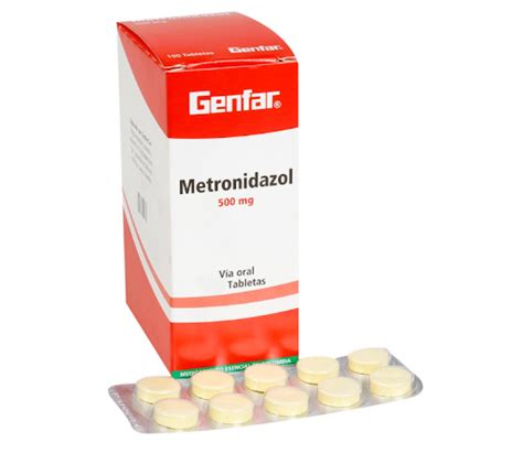 Metronidazol 500Mg Blister 10 Tabletas Genfar Producto de Genfar