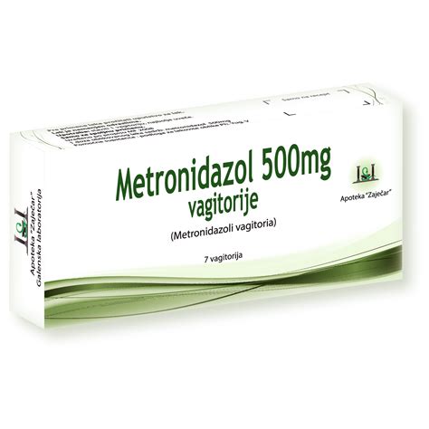Metronidazol 500mg, vagitorije | Apoteka Zaječar