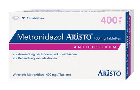 Metronidazol Aristo 400 mg Tabletten | Gelbe Liste