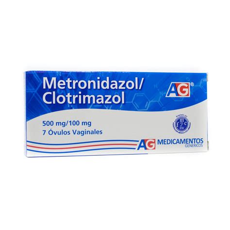 METRONIDAZOL/CLOTRIMAZOL AG OVULOS 10/40 MG   Farmacia ...