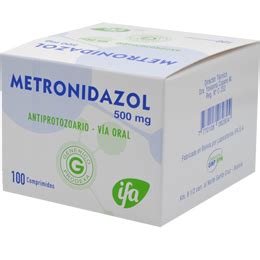 Metronidazol Comprimidos   INFOMERC Vademécum ...