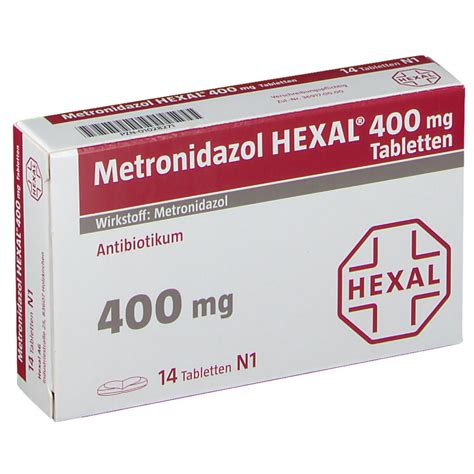 Metronidazol HEXAL 400 mg Tabletten 14 St   shop apotheke.com