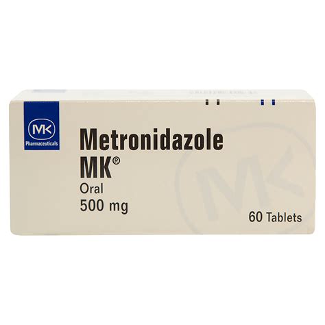 Metronidazol Mk 500 Mg X 60 Tabletas
