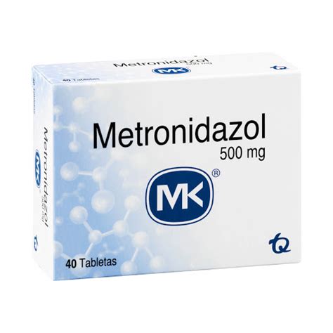 Metronidazol MK 500mg Tableta Caja x40tab