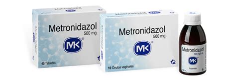 Metronidazol MK   Vedemécum de Medicamentos MK