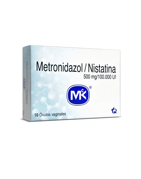 Metronidazol nistatina 500mg