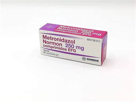 METRONIDAZOL NORMON 250 mg COMPRIMIDOS EFG. Precio: 1.76€.