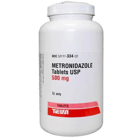 Metronidazole 500 mg PER TABLET