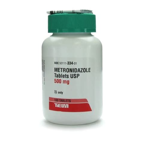 Metronidazole, 500mg, 100 Tablets/Bottle | McGuff Medical ...