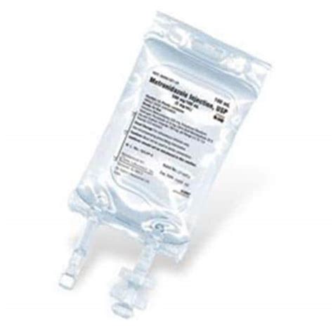 Metronidazole IV Bag 500mg/100mL PF 24/Ca