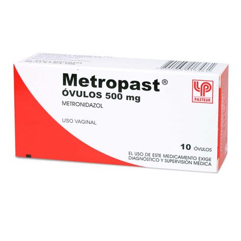 Metropast Metronidazol 500 mg 10 Óvulos