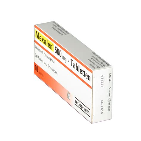 Mexalen 500 mg Tabletten   shop apotheke.at