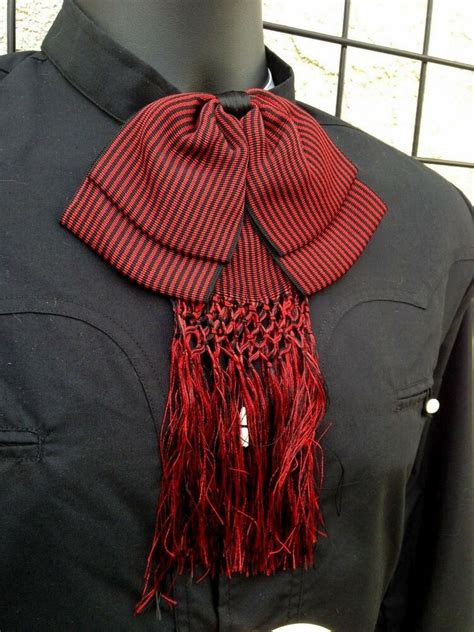 Mexican Bow Tie Charro and Mariachi Red/Black Adult From ...