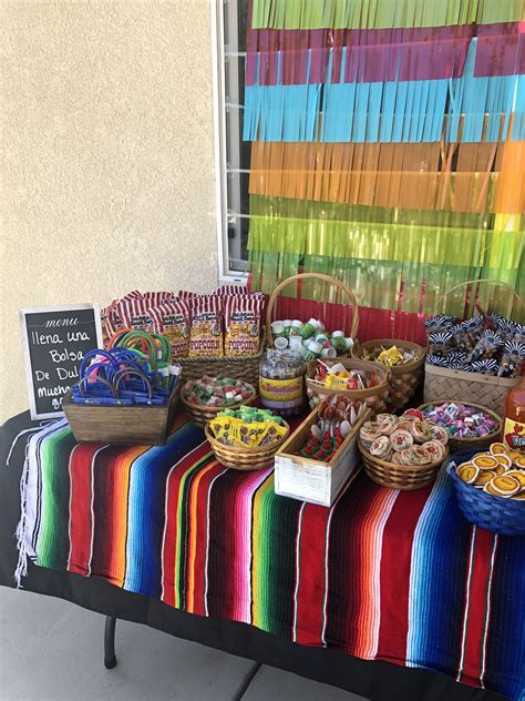 Mexican Candy Table | Mexican party theme, Mexican ...