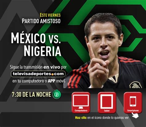 México vs Nigeria en vivo, partido amistoso