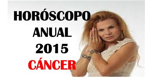 Mhoni Vidente Horoscopos 2015   CANCER   YouTube