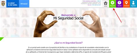 Mi Seguridad Social: Reporte de novedades en salud