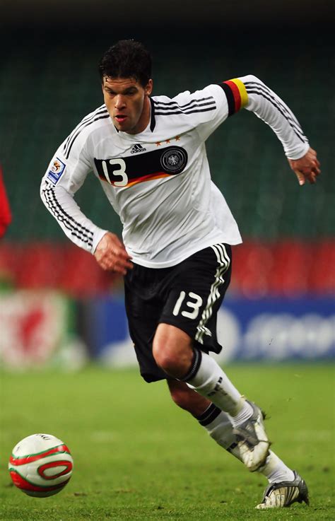 Michael Ballack in Wales v Germany   FIFA2010 World Cup ...