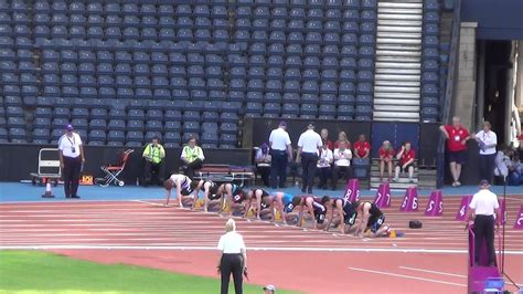 Michael Olsen Wins Under 17 Scottish Schools 100m Final   YouTube
