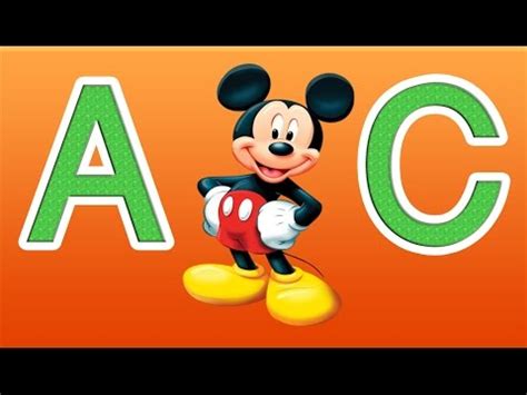 Mickey Mouse Alfabeto En Ingles Para Niños Canción Del ...