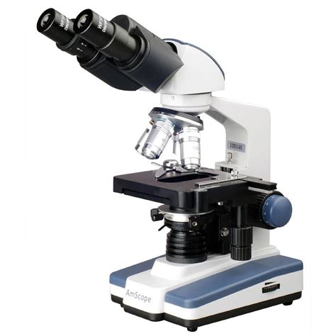 Microscopio Compuesto De Laboratorio Amscope 40x 2500x Led ...