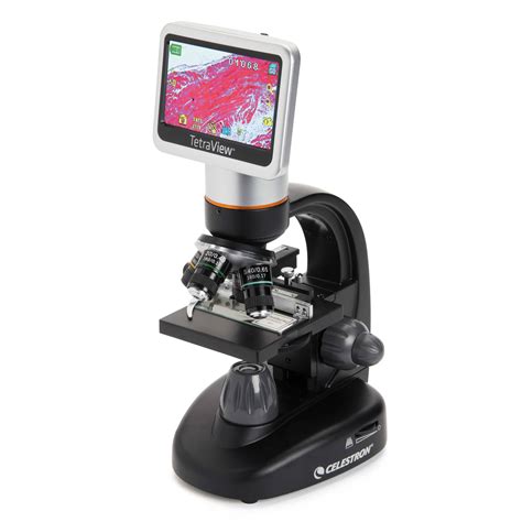 Microscopio Digital Tetraview – Celestron.es