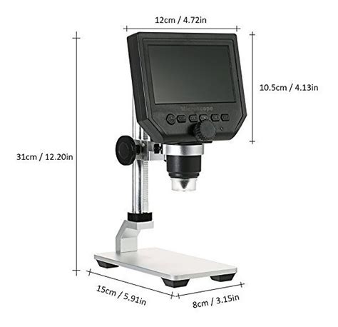 Microscopio Electrónico Digital De Video Kkmoon 600x ...
