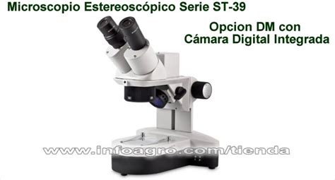 Microscopio estereoscópico Serie ST 39, tienda On Line