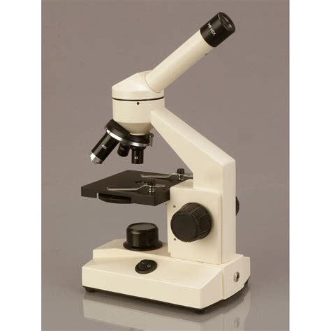 Microscopio Monocular Portatil Led, Amscope 4x  100x   AmScope