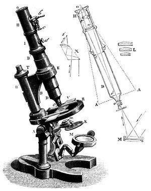 Microscopio óptico antiguo | Microscopio
